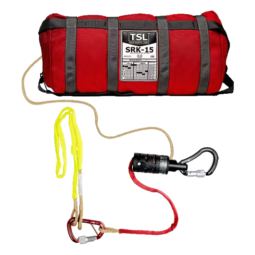 Tech Safety Lines CE & ANSI Certified SRK 15 Micro Rescue Kit